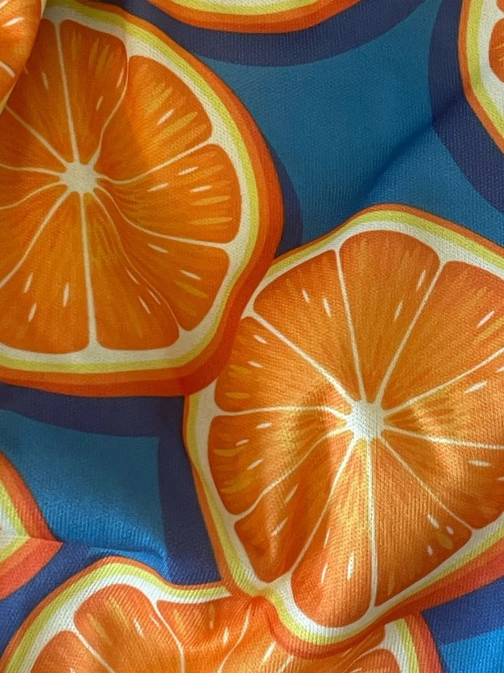 ALVABABY…..Reusable Diaper Cover in Blue with Fruit & Floral Prints
